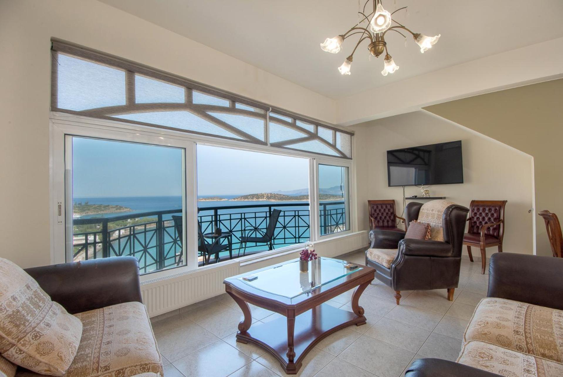 Ferienwohnung Vasiliki Island View House Agios Nikolaos Exterior foto